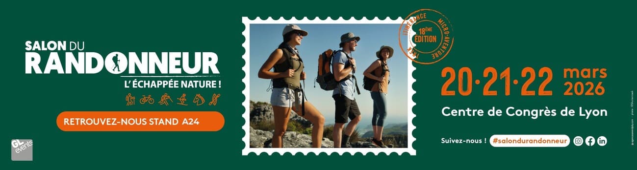 Retrouvez Axel Transport au salon du randonneur à Lyon les 20, 21 et 22 mars 2026